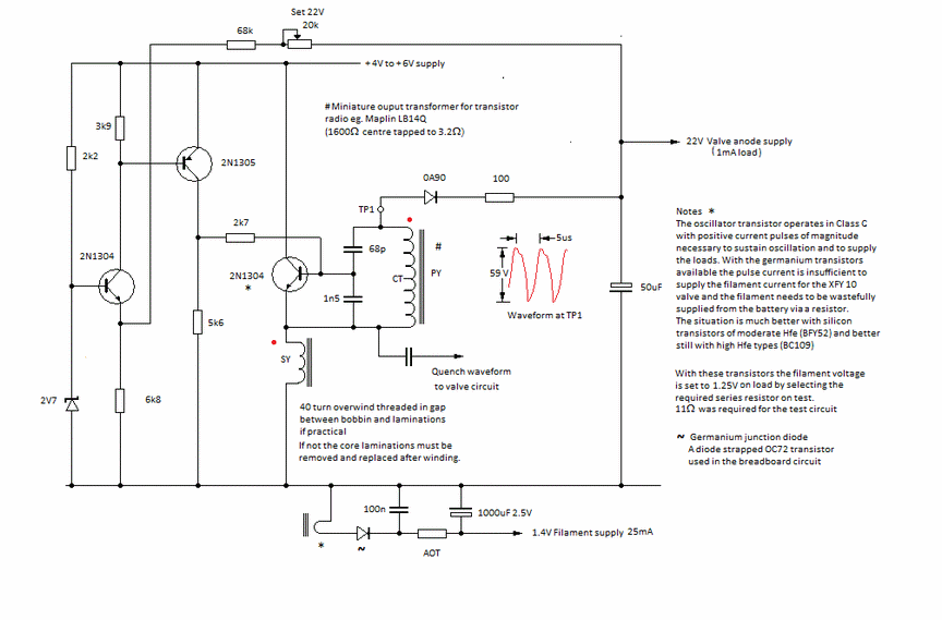 Quench Oscillator - Voltage Generator